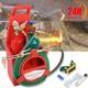 Long Pipe Brass Nozzle Welding & Cutting Torch Oxygen Acetylene Regulator Set