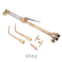 Long Pipe Brass Nozzle Welding & Cutting Torch Oxygen Acetylene Regulator Set