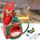 Long Pipe Brass Nozzle Welding Torch Kit with Gauge Oxygen Acetylene