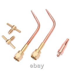 Long Pipe Brass Nozzle Welding Torch Kit with Gauge Oxygen Acetylene USA