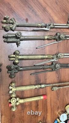 Lot Of 7 Victor Torch with cutting head