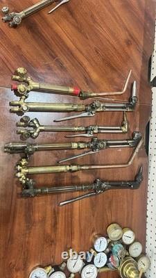 Lot Of 7 Victor Torch with cutting head