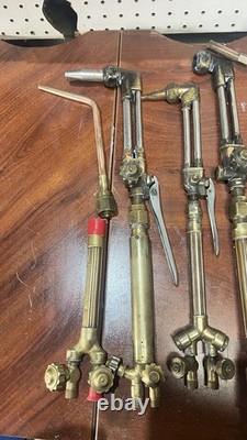 Lot Of 7 Victor Torch with cutting head