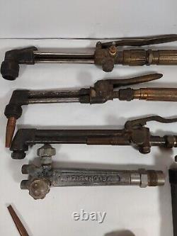 Lot Of 7 Vintage Victor Smith Blue Point Weld Master Cutting Torch Parts