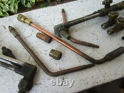 Lot Of Cutting Torch Tips Handle Victor Firepower Tool Lot Welding