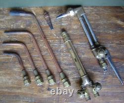 Lot Victor Oxy-acetylene Welding 100 Mixer1350 Cutting Torchrosebud 0-2-4 Tips