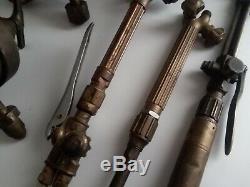 Lot Welding Cutting torches, Gauges Harris Victor
