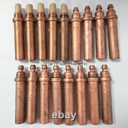 Lot of 17 Airco Torch Tips 144-17 Style 144 #17 Oxy Acetylene Welding Cutting