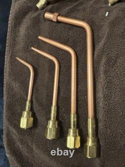 Lot of Welding / Cutting Torches, Victor Gauges, Hoses, Untested- As Is