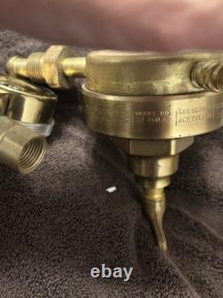 Lot of Welding / Cutting Torches, Victor Gauges, Hoses, Untested- As Is