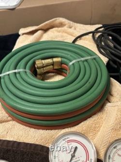 Lot of Welding / Cutting Torches, Victor Gauges, Hoses, Untested- As Is