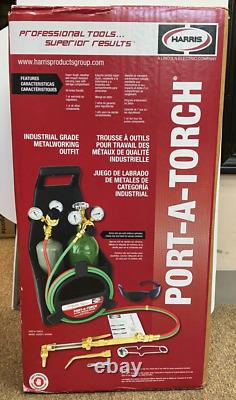 (MA6) Harris Port-A-Torch Welding & Cutting Torch Outfit with Cylinders 4403211