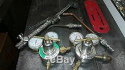 MILLER SMITH EQUIPMENT dg209 cutting torch and regulator oxy acetylene outfit