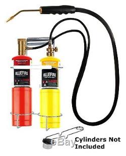 Brass Oxygen MAPP/Propane Cutting Torch Duel Fuel by Oxygen and MAPP PRO/Propane For Welding Brazing Soldering, 