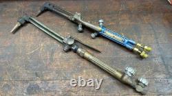 Meco Aviator Jet Cutting Brazing Welding Torch & Harris 23A Torch 2pc Lot