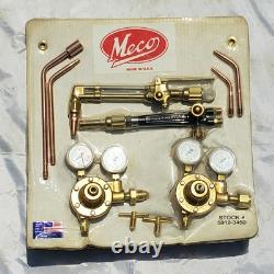 Meco WeldMaster Cutting Welding Torch Set & Tips Rosebud Regulators Made In USA