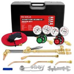 Medium Duty Oxy Acetylene Torch Kit Cutting, Welding, Brazing with Heating