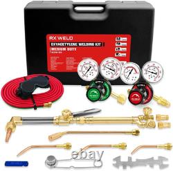 Medium Duty Oxy Acetylene Torch Kit Cutting, Welding, Brazing with Heating Noz