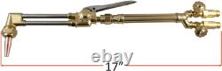 - Medium Duty Oxy-Fuel Torch with Check Valves, Cutting and Welding Tips Acetyl