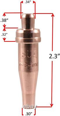 - Medium Duty Oxy-Fuel Torch with Check Valves, Cutting and Welding Tips Acetyl