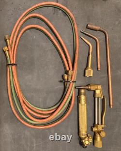 NAPA Torch Set with Hoses for Welding Cutting Vintage, Made In Ireland