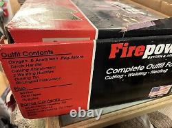NEW Firepower DELUXE KIT Oxygen Acetylene Outfit Welding Cutting Torch Complete