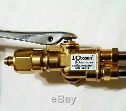 NEW IOXYGEN VICTOR STYLE Cutting Welding Torch Set Attachment Handle Brazing Tip