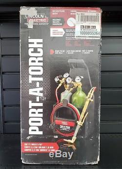 NEW Lincoln Electric KH990 Port-A-Torch Portable Kit Cutting Welding Brazing Set