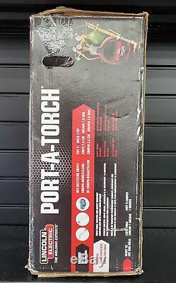 NEW Lincoln Electric KH990 Port-A-Torch Portable Kit Cutting Welding Brazing Set