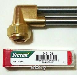 NEW VICTOR Cutting Welding Torch Set CA1350 Attachment 100FC Handle 0-3-101 Tip