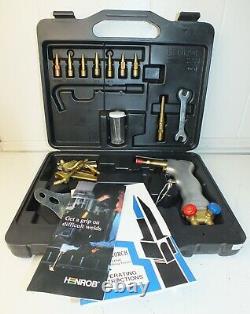 NOS Henrob Torch 2000 Welding & Cutting Tool Kit in Case Oxy-Acetylene USA
