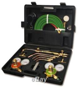 New Gas Welding Cutting Kit Oxy Acetylene Oxygen Torch Brazing Fits VICTOR