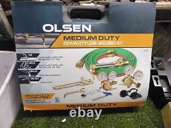 New OLSEN Gas Welding Cutting Kit Oxy Acetylene Oxygen Torch Brazing