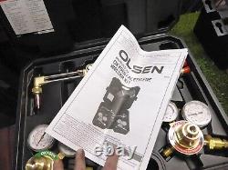 New OLSEN Gas Welding Cutting Kit Oxy Acetylene Oxygen Torch Brazing