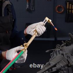 New Oxygen Acetylene Torch Kit, Gas Welding Cutting Torch Kit, 14PCS Portable