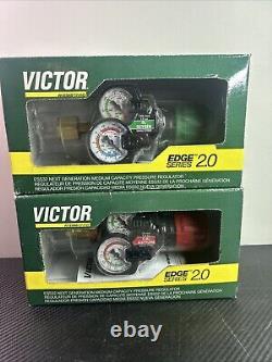 New Victor Edge Regulator Set ESS3 2.0 Oxygen Acetylene Cutting Welding Torch