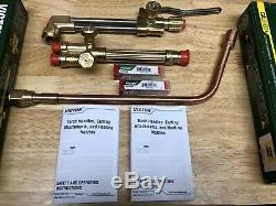 New Victor Journeyman Cutting Welding Torch Set CA2460+, 315FC+, Rosebud And Tips