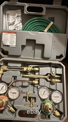 OLSEN Heavy Duty Oxygen Acetylene Welding Kit 64407 Torch Set / Used
