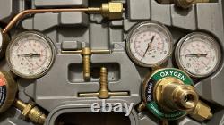 OLSEN Heavy Duty Oxygen Acetylene Welding Kit 64407 Torch Set / Used