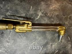 OXWELD W-17 With CW 23 Angle Head Cutting Torch With 1502 #6 Tip Lightly Used