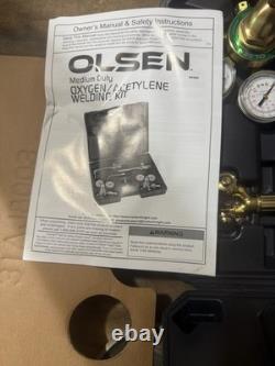 Olsen Medium Duty Oxygen/Acetylene torch cutting complete kit BRAND NEW