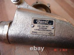 Oxweld Oxy Acetylene W-47 Welding Blowpipe Torch Mixer Cutting Attachment Cw-45