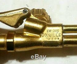 Oxweld Torch Set Cw-300 Cutting Attachment W-300 Welding Handle Tip Purox Esab