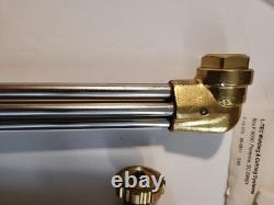 Oxweld W-17 & W-23 Cutting Torch Handle & Head + 4 Tips Looks New