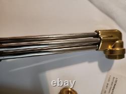 Oxweld W-17 & W-23 Cutting Torch Handle & Head + 4 Tips Looks New