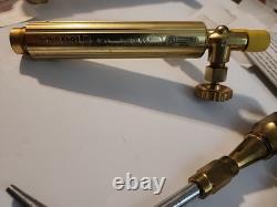 Oxweld W-17 & W-23 Cutting Torch Handle & Head + 4 Tips Looks New