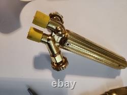 Oxweld W-17 & W-23 Cutting Torch Handle & Head + 4 Tips Looks New