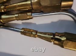 Oxweld W-17 & W-23 Cutting Torch Handle & Head + 4 Tips Looks New