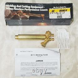 Oxweld W-17 Welding Cutting Torch Handle Fits CW-23 ESAB 4250