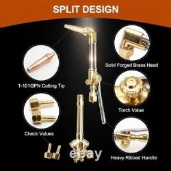 Oxy-Acetylene Cutting Torch Kit 300 Series V-Style Outfit for Welding & Metalw